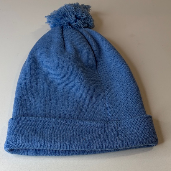American Needle Sky Blue Pom-Pom Beanie Hat from Nordstrom New NWT - Picture 3 of 7